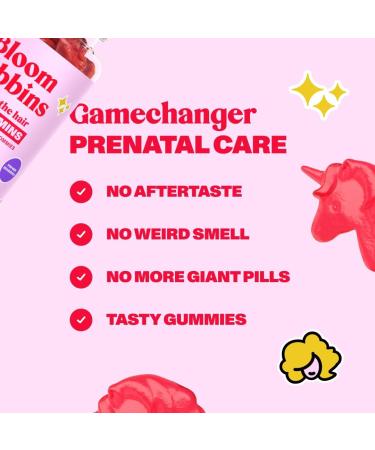 Hair Gummy Prenatal Vitamins for Women Pregnancy with Vitamin B6 - Pre Natal Multivitamin for Women & Folic Acid - 60 Prenatal Hair Gummies with Folic Acid (1Pack) 60 Count (Pack of 1) - Buy Online on GoSupps.com