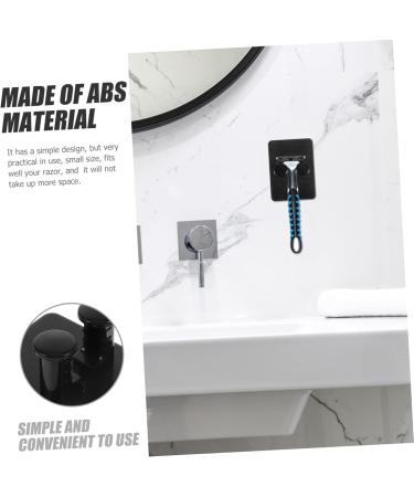 Shop High-Quality 4-Piece Suction Door Hooks for Shower Razor Holder for Men Durable Black ABS | International Shipping Available - Buy Online on GoSupps.com