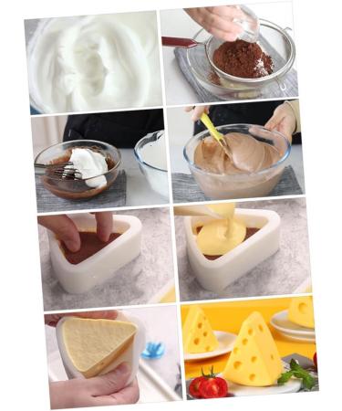 OUNONA 1pc Muffin Cake Mold Truffle Cheese Muffin Baking Pan Silicone Bakeware Tea Bag Organizer Silicone Candle Mold Cupcake Cookie Mold Silicone Ice Cream Mold Pudding Mousse Cake Soap 11.7*9.6*5.3cm - Buy Online on GoSupps.com