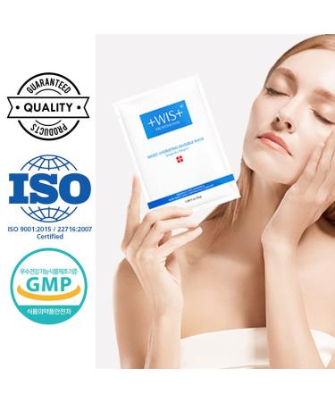 WIS Intensive Hydrating Facial Mask - 24 Pack with Hyaluronic Acid, Collagen, and Oil Control - Deep Moisturizing, Pore Shrink, Firming and Anti-aging - Gifts for Women and Men - Buy Online on GoSupps.com
