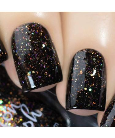 Vishine Gel Polish Professional Manicure Salon DIY UV LED Soak Off Gel Nail Polish Varnish Color Glitter Black - Buy Online on GoSupps.com