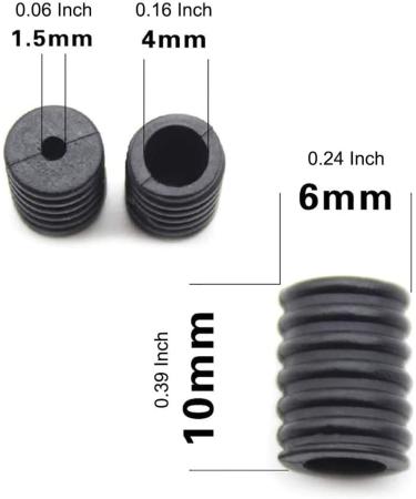 OCEANTREE Cord Locks for Mask - Silicone Adjuster Earloop Toggles - Black - Buy Online on GoSupps.com