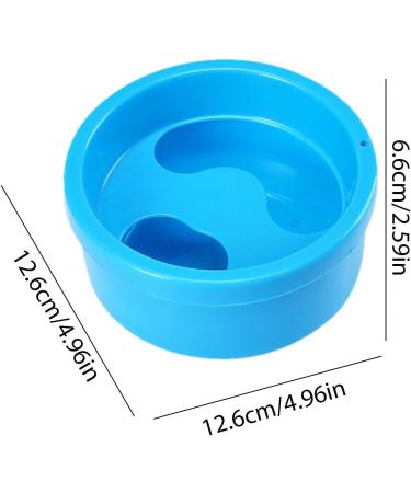 Uozonit Manicure Bowl | Manicure Care Soak Bowl Nail Soaking Container Manicure Hand Bowl Art Hand Wash Spa Tool Manicure Tool for Salon Home Blue - Buy Online on GoSupps.com