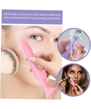 FRCOLOR 2pcs Silicone Beauty Ruler Lip Liner Eye Shadow Marscara Shadow Guide Template Eyelash Tool Face - Buy Online on GoSupps.com