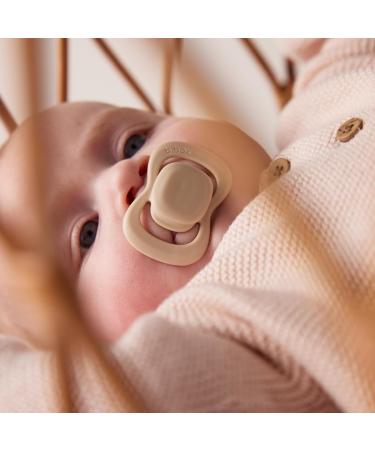 Buy b.box Baby Pacifier Size 2 (Pack of 2) - Natural Rubber Latex Round Teat Stays Clean | Ideal for 6 Months+ - Buy Online on GoSupps.com