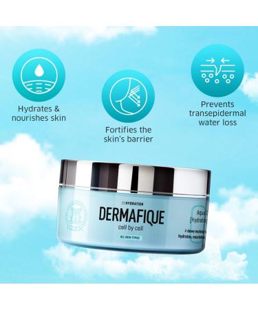 Derma.fique Aqua Cloud Hydrating Cr me 200g - Weightless Seaweed Moisturizer for Glowing Skin | Deep Hydration for All Skin Types - Buy Online on GoSupps.com