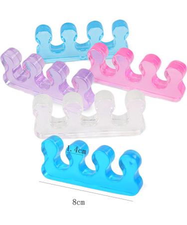 Toe Separator - Silicone Pedicure Spacer for Crooked Toes | Washable & Perfect for Nail Polish - International Shipping - Buy Online on GoSupps.com