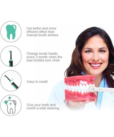 Etrhtec Replacement Heads for Oral-B Electric Toothbrush - 8 Count with Covers - Buy Online on GoSupps.com