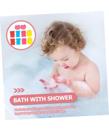 Angoily 10pcs Children's Bath Sponge Set - Soft Facial Scrubbers & Shower Loofahs for Babies & Kids | Eco-Friendly Cleaning Tools for Gentle Bath Time Care - Buy Online on GoSupps.com