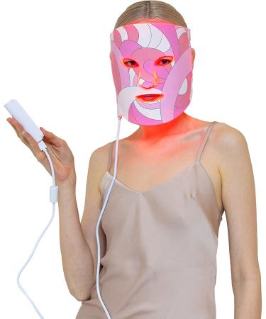 LED Face Mask Light Therapy - By Zutta - 3 Colour Settings Light Therapy - Anti Acne Blue Light - Anti-Ageing Red light - Skin Rejuvenation & Wrinkle Reduction - Lightweight Silicone - Buy Online on GoSupps.com