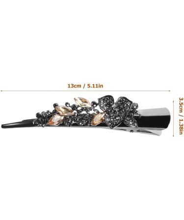 Beaupretty Hair Jewelry Hair Accessories for Women Large Hairpin Women Hairpins Rhinestone Hairpin Women Hair Accessories Vintage Hair Accessories Hair Barrettes Girl Women's Clip Rhinestones - Buy Online on GoSupps.com