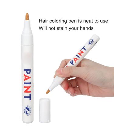 Hair Dye Pen - Washable White Temporary Hair Chalk for DIY Coloring | Portable Hair Chalk Pens - Buy Online on GoSupps.com