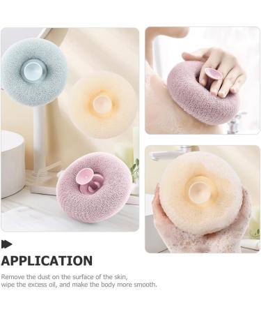 FOMIYES 4pcs Bath Ball Tub Scrubber - Cartoon Body Shower Loofah Cleaning Balls for Travel & Home Use - Buy Online on GoSupps.com
