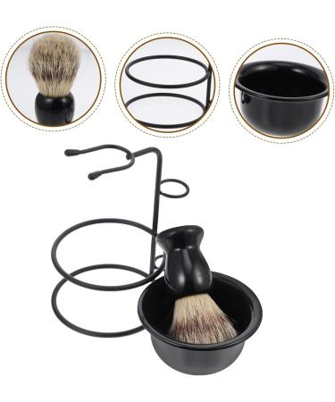 Frcolor Beard Care Set: Metal Shaving Bowl Shave Soap Razor & Brush Organizer for Men - Buy Online on GoSupps.com