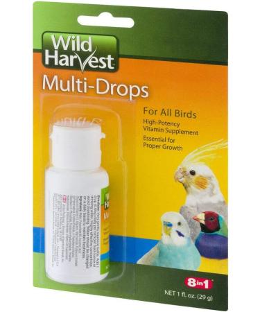 Wild Harvest 8-in-1 Multi-Drops for All Birds - High-Potency Vitamin Supplement 29g - Buy Online on GoSupps.com