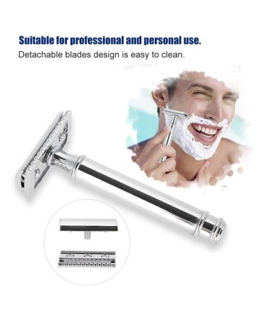 Classic Double Edge Manual Razor - Vintage Shaving Tool for a Close Clean Shave | International Shipping Available - Buy Online on GoSupps.com
