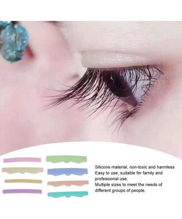 8pcs Silicone Eyelash Perming Pads - Professional Curler Rods & Lift Shield Tool for Stunning Lash Results - Buy Online on GoSupps.com