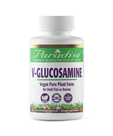 Paradise Herbs V-Glucosamine 750 mg 120 Vegetarian Capsules