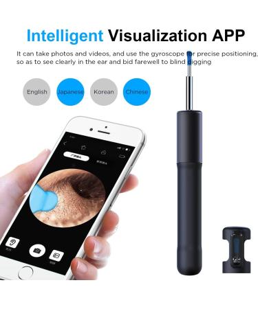 Buy DTD Wireless Ear Otoscope 3.5mm 1080P HD Earwax Cleaning Tool - Compatible with iOS & Android Tablets | International Shipping Available - Buy Online on GoSupps.com
