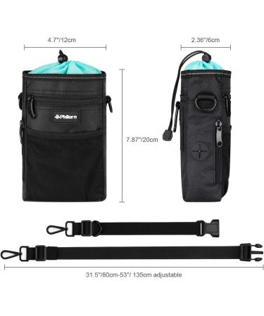 Philorn Dog Treat Pouch Bag with Poop Bag Dispenser & Collapsible Bowl - Blue | Water-Resistant, Reflective, Easy-to-Clean Design - Buy Online on GoSupps.com