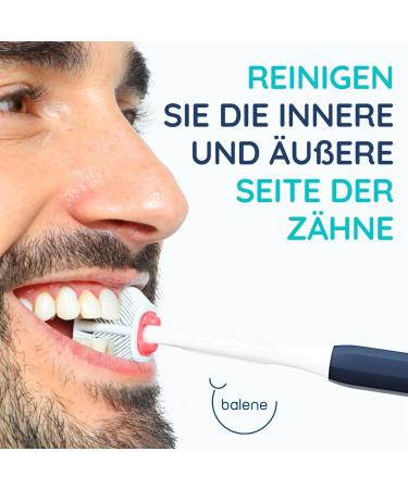 BALENE Double-Sided Toothbrush | Soft Bristles for Inner Face Cleaning | Buy Internationally - Buy Online on GoSupps.com