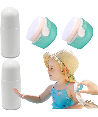 sun cream applicator kids sun cream applicator Portable for Sunscreen Lotion Sunscreen Applicator Set Sunscreen Brush sun buddy applicator 4PCS and 1.7 Oz Bottles with Lid - Buy Online on GoSupps.com