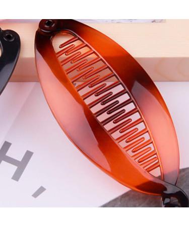 6-Pack Slipproof Banana Hairpins & Ponytail Holders - Stylish Resin Hair Clips for Women & Girls | Hair Accessories in Big Medium & Small Sizes - Buy Online on GoSupps.com