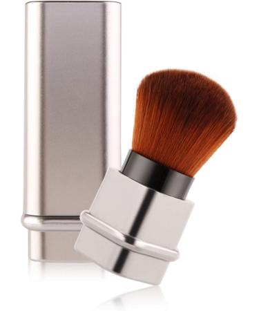 Vtrem 2 Colors Retractable Kabuki Brush Travel Foundation Brush Small Soft Face Powder Brush Blush Makeup Brushes for Blending Liquid Cream or Flawless Powder Cosmetics Light Gold/Silver - Buy Online on GoSupps.com