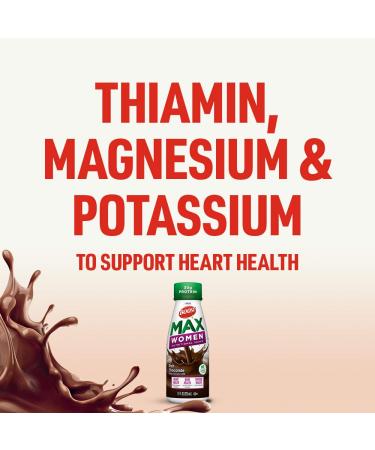 BOOST Max Women Nutritional Drink Chocolate 11 fl oz (Pack of 12) - Delicious Protein Shake for Women - Buy Online on GoSupps.com