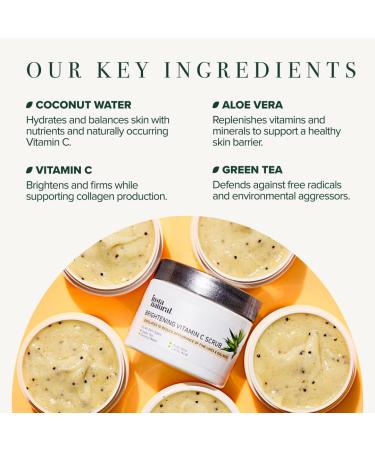InstaNatural Brightening Vitamin C Scrub 2 oz â€“ Radiant Skin Exfoliator - Buy Online on GoSupps.com