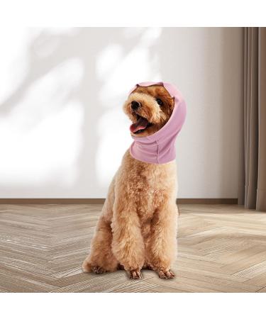 Ulobey Calming Dog Ears Cover - Pet Ear Flap Head Wrap for Noise Protection and Anxiety Relief - Pink, Suitable for Small, Medium, Large Dogs and Cats - Buy Online on GoSupps.com