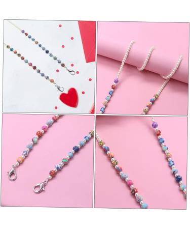 JECOMPRIS 2pcs Anti-Drop Chain for Face Masks & Glasses - Beaded Lanyard with Artificial Pearls - International Shipping Available - Buy Online on GoSupps.com