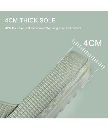 Buy Sleeeleece Cozyslides Original Women s & Men s 100% EVA Slipproof Bath Shoes | Super Soft Summer Slippers in Green 38/39 EU - Buy Online on GoSupps.com