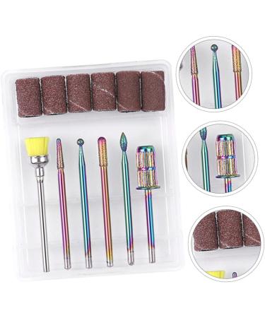 Sosoport 1 Set Nail Polisher Professional Nail Drill Nail Drill Bit Nail Drill Sanding Bands Nail Grinding Head Nail Sand Bands Nail Tools Stainless Steel. Silicone. Quartz. Ceramics 7.1x5.7cm As Shown - Buy Online on GoSupps.com