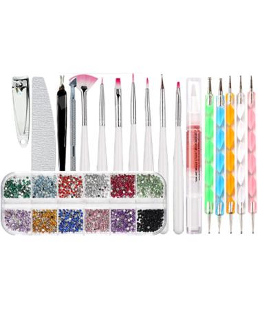 Sunshineface Brown Gel Nail Polish Gel Nail Kit with UV Light Gel Nail Polish Kit Gel Nail Polish Art Lover Starter Set with UV Nail Lamp - Buy Online on GoSupps.com