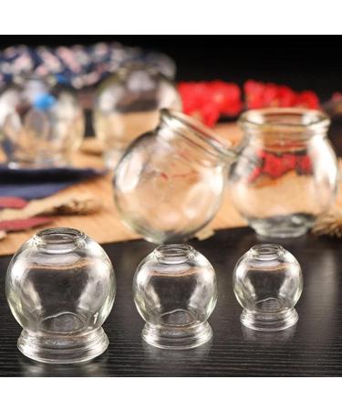 Geardeangloow Professional 8-Piece Glass Cupping Therapy Set | Fire Cupping Glasses for Pain Relief & Wellness - Buy Online on GoSupps.com