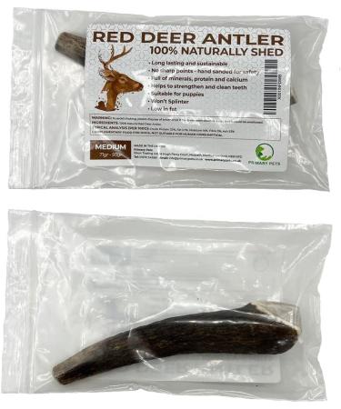 Antlers for Dogs Ideal for Medium Dogs Sustainable Naturally Shed Deer Antlers for Dogs Dog Toys Dog Treats Dog Antler Reindeer Antlers for Dogs Natural Dog Chews Dog Chew Toys M (Pack of 1) - Buy Online on GoSupps.com