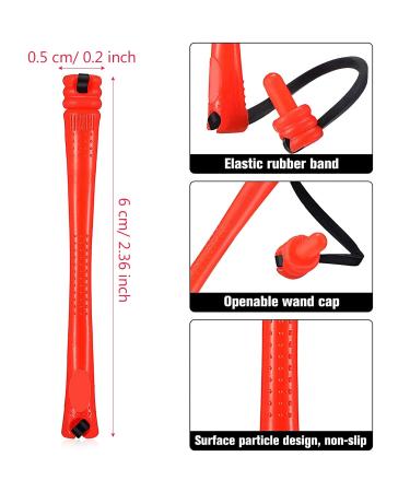60 Permanent Shary Rolls - Slipproof Cold Curlers with Elastic Bands | Red Short Shaft Hairdressing Tool (0.2 inches) - Buy Online on GoSupps.com