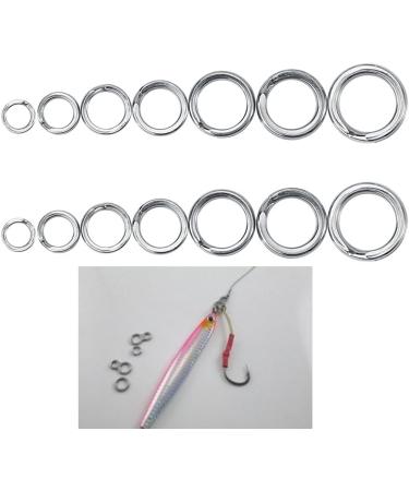 Buy Split Rings Stainless Steel Fishing Tackle - Double Circle Connector 50/100pcs Size 10 | High-Quality Fishing Gear - Buy Online on GoSupps.com
