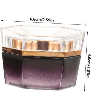 Healeved Cream Jar Glass Cream Container Travel Size Containers Travel Size Jars Skincare Containers Cosmetic Jar Empty Cosmetic Container Small Containers with Lids Powder Container - Buy Online on GoSupps.com
