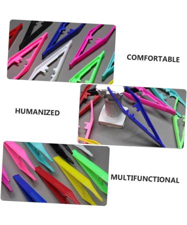 Magiclulu 24-Piece One-Way Tweezing Makeup Accessories Set for Men - Manicure Tweezers Eyelash & Nail Clips in Assorted Colors - Perfect for Cosmetics & Grooming - Buy Online on GoSupps.com