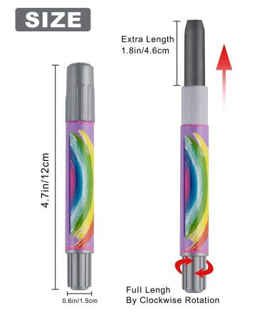 MSDADA Hair Chalk Pens - 12 Color Temporary Hair Dye for Kids - Washable Hair Color for Girls - Perfect Birthday & Christmas Gift for Girls - Blue, Purple, Pink, Red, Green & Yellow - Buy Online on GoSupps.com