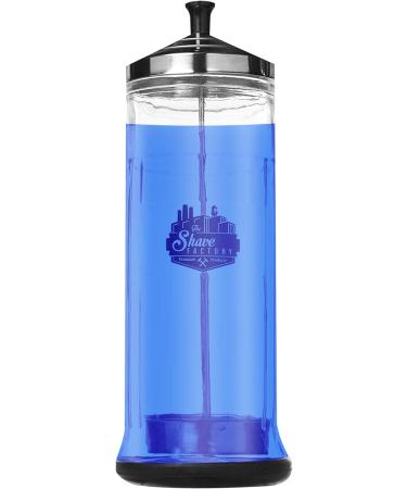 The Shave Factory Professional Grade Large Glass Disinfectant Jar - Barber Solution Jar 37oz - Buy Online on GoSupps.com