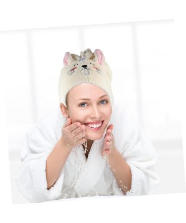 minkissy Heart LED Mirror 6 Pcs Dry Hair Cap Shower Cap Cute Coral Fleece Fast Drying Cap - Buy Online on GoSupps.com
