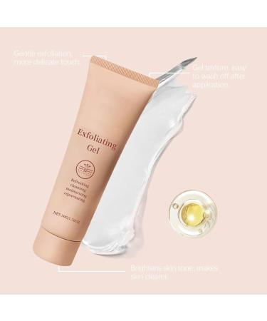 Gel exfoliant nettoyant visage doux et exfoliant pour tous types de peau Hydratant rafra chissant et lisse claircissant et hydratant Nettoie en profondeur et limine les cellules mortes (3pcs) - Buy Online on GoSupps.com