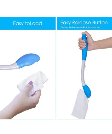 Ruiqas Toilet Aid - Foldable Long Handle Wiper for Comfort & Independence | Ideal for Disabled & Seniors - International Shipping Available - Buy Online on GoSupps.com