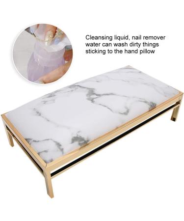SH-RuiDu Nail Art Hand Pillow PU Leather Manicure Arm Rest Cushion for Nail Art Salon Home White - Buy Online on GoSupps.com