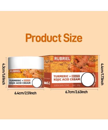 Turmeric Kojic Acid Face Cream- Natural Turmeric Skin Brightening Lotion for Face & Body Anti-Aging Cream Turmeric Face Moisturizer for Dark Spots Dry Skin Hydrating Firming Even Tone - Buy Online on GoSupps.com
