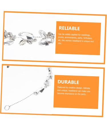 minkissy Headbands Bridal Hair Accessories Wedding Hair Accessories Hair Accessories for Bride Women Hair Accessories Headband for Party Women Headband Zircon Women's Decorate - Buy Online on GoSupps.com