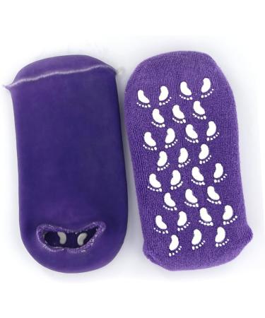 Beavorty 1 Pair Silicone moisturizing Socks Cracked feet Socks moisturizing Socks for Women moisturizing Cotton Socks Hard Skin Repair Socks Whitening Socks Purple Spa Cracked Socks Women's - Buy Online on GoSupps.com